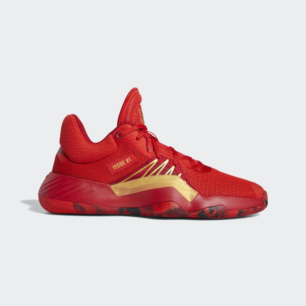 Adidas D.O.N. Issue #1 Férfi Kosárlabda Cipő Piros/Arany Metal Akció 943650-OXP